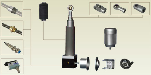 升降機(jī)推桿模塊組合