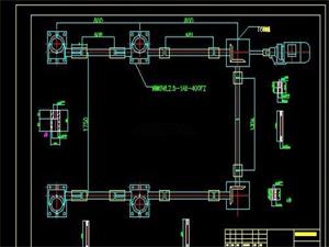 多臺聯(lián)動<strong>絲桿升降機(jī)</strong>電子圖