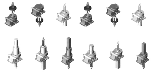 jwb滾珠絲桿升降機(jī)外形圖
